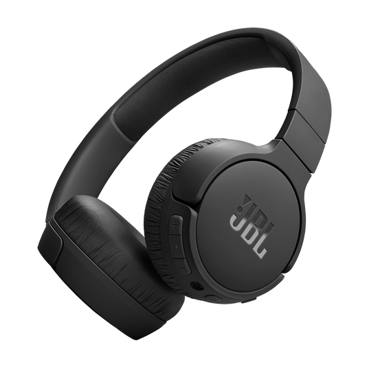 JBL Tune 670NC - Black - Adaptive Noise Cancelling Wireless On-Ear Headphones - Hero